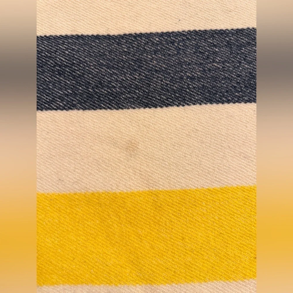 Vintage Early’s Witney Point Pure Wool Trapper Blanket England 69” x 80”